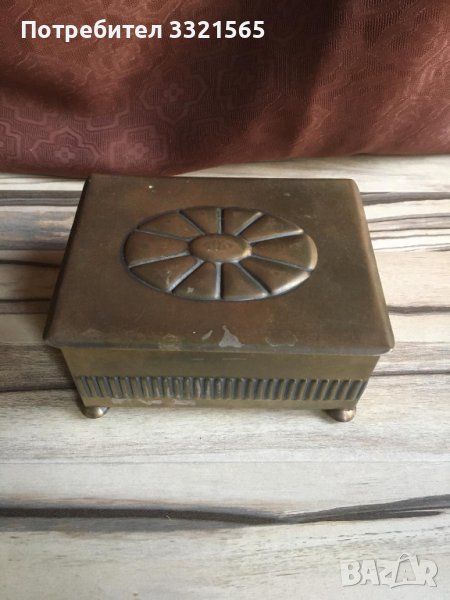 Месингова кутия за бижута, снимка 1