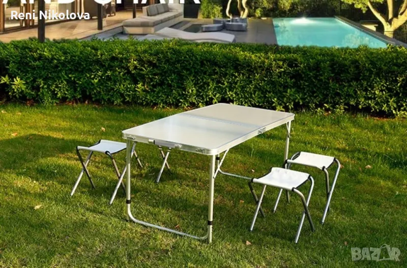 Комплект маса и столове, снимка 1
