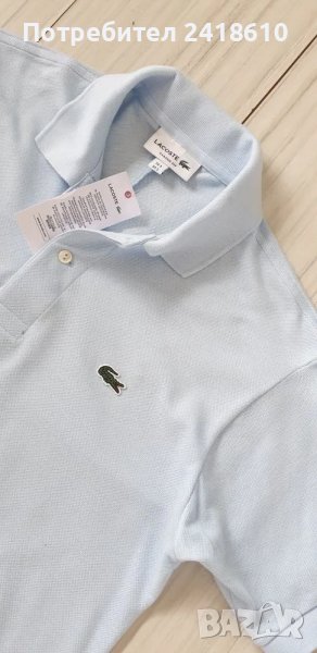 Lacoste Pique Cotton Classic Fit Mens Size 3 - S НОВО! ОРИГИНАЛ! Мъжка Тениска!, снимка 1