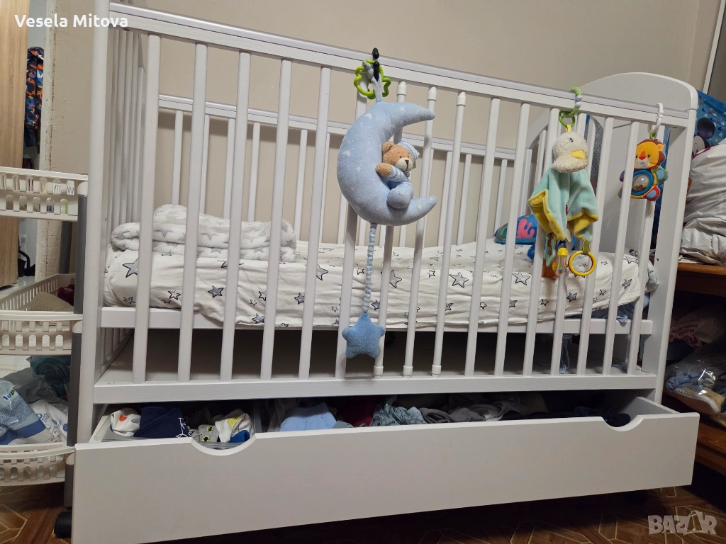 Бебешко креватче на колелца, снимка 1