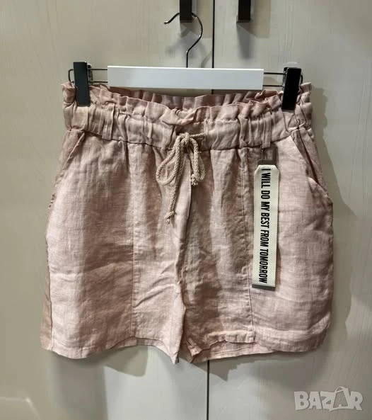 къси ленени панталони, снимка 1
