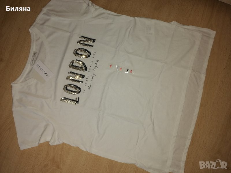 Нова бяла тениска LC Waikiki, снимка 1