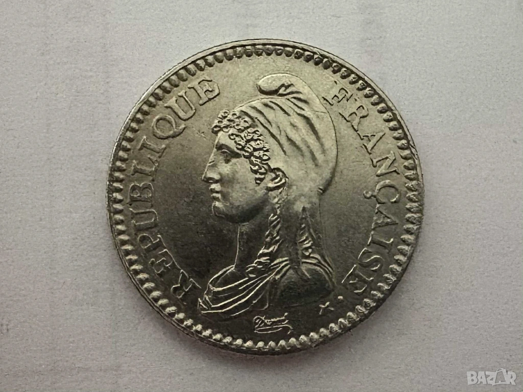 Монета 1 франка 1992, снимка 1