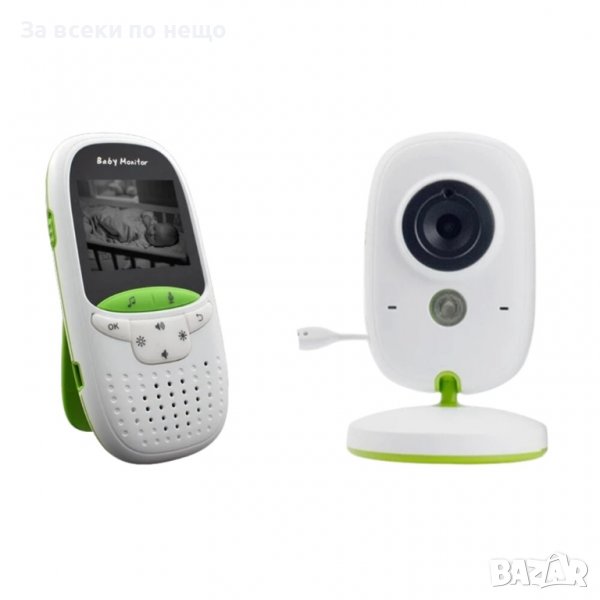 Бебефон с камера, 2.4GHz, Двупосочно аудио, Инфрачервено нощно виждане, снимка 1