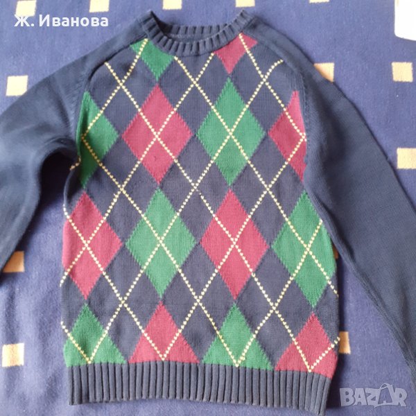Продавам детски памучен пуловер, снимка 1