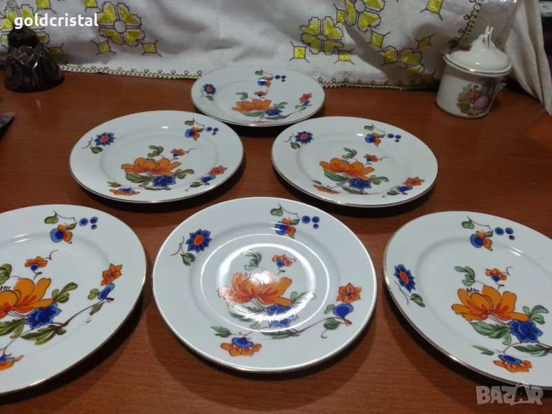 Стар български порцелан чинии , снимка 1