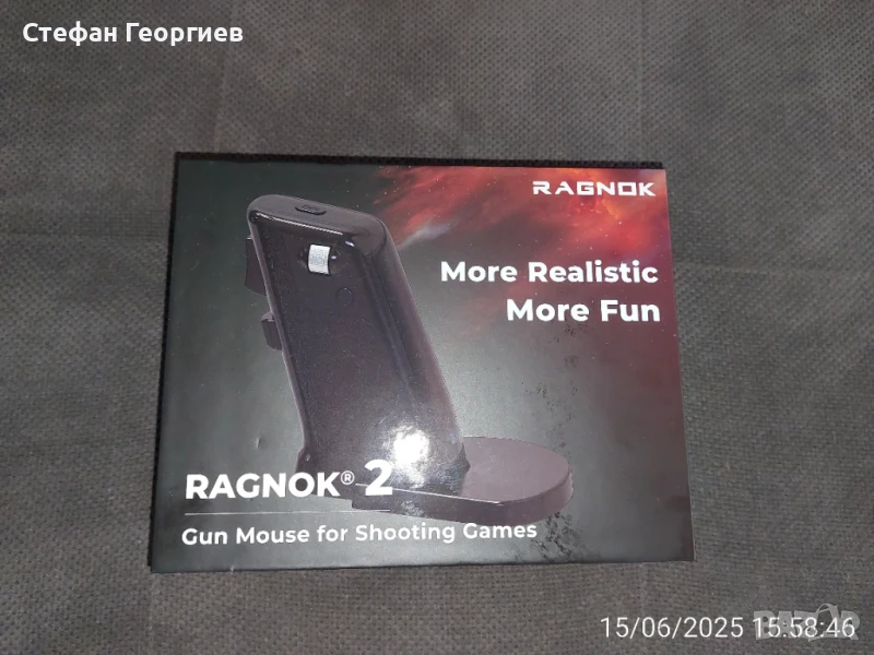 Безжична мишка за стрелба-Ragnok-2 Gun mouse, снимка 1