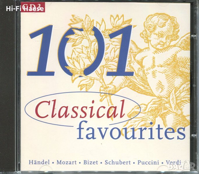 101 Classical Favourites-Hendel Mozart, Bizet,Schubert-1, снимка 1