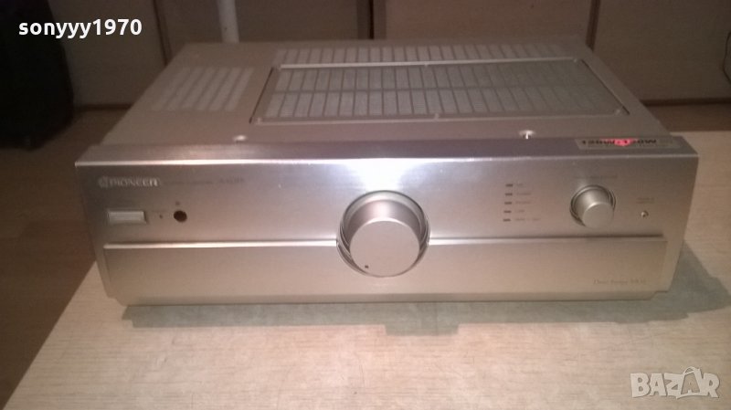 pioneer a-605r stereo amplifier-japan-внос швеицария, снимка 1