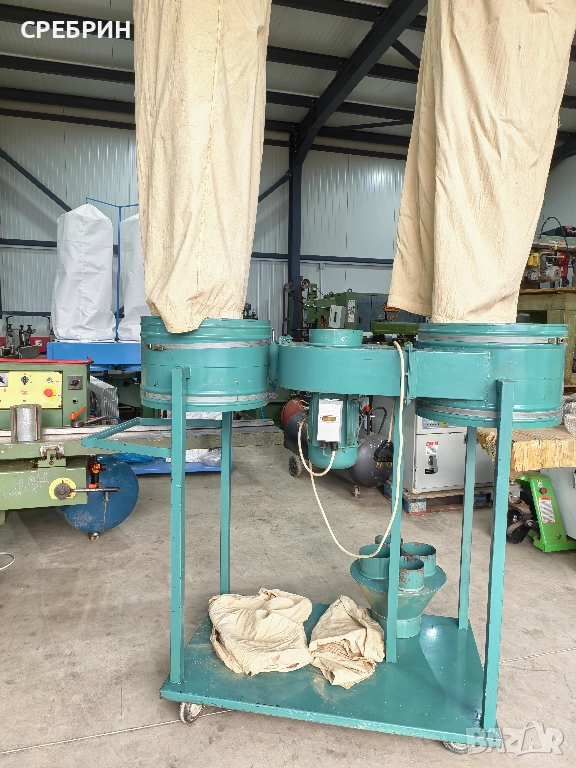 Аспирация 90% нов, с 2 чувала, мт 4кв, реални 5000куб, производ Гърция, снимка 1