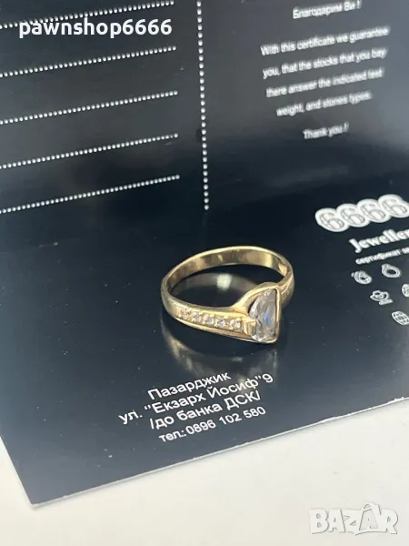 Златен пръстен 14 карата, снимка 1