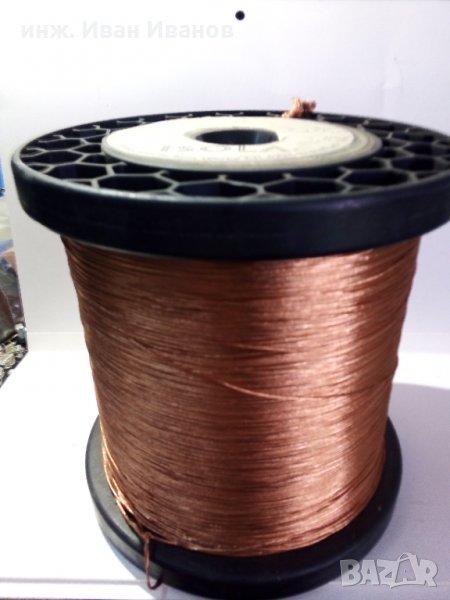 Швейцарски литцендрат ISOLA 250 х 0.032мм с лакова изолация, снимка 1