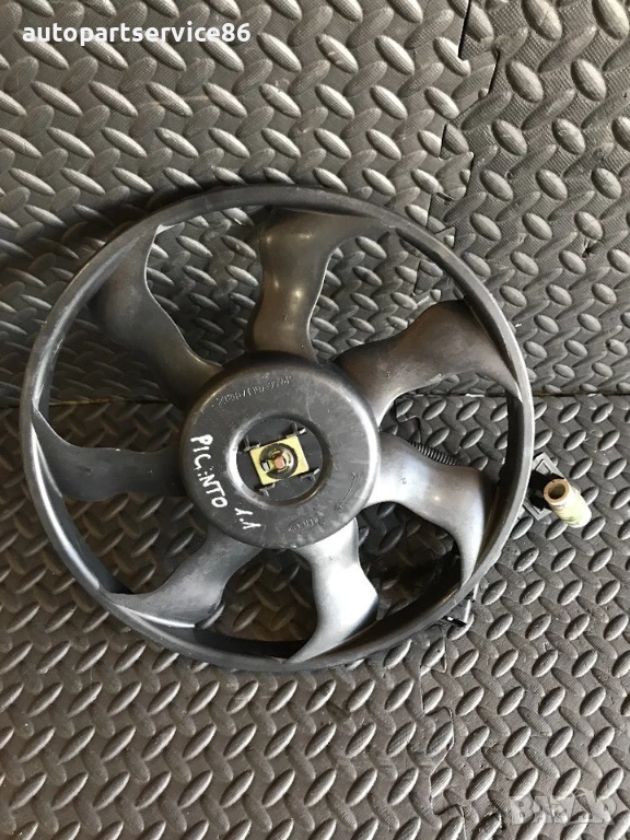 Перка Мотор на вентилатор за радиатор за KIA Picanto  1.1 (2006) F00S3A2262, снимка 1