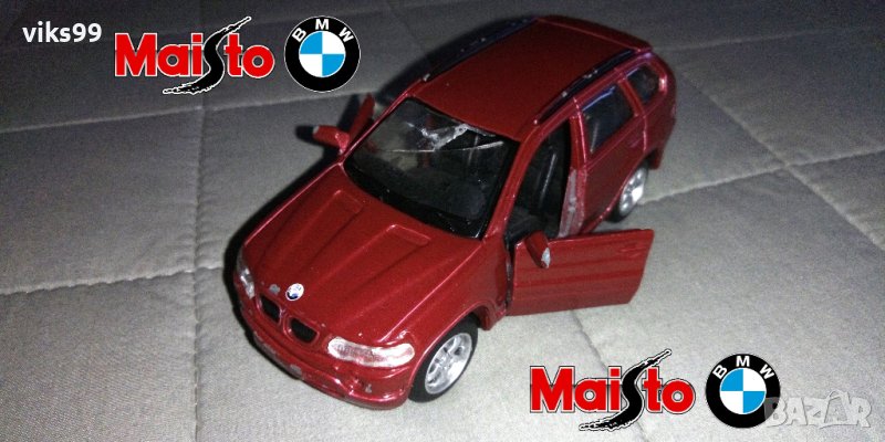Метална количка BMW X5 - MAISTO 1/42, снимка 1