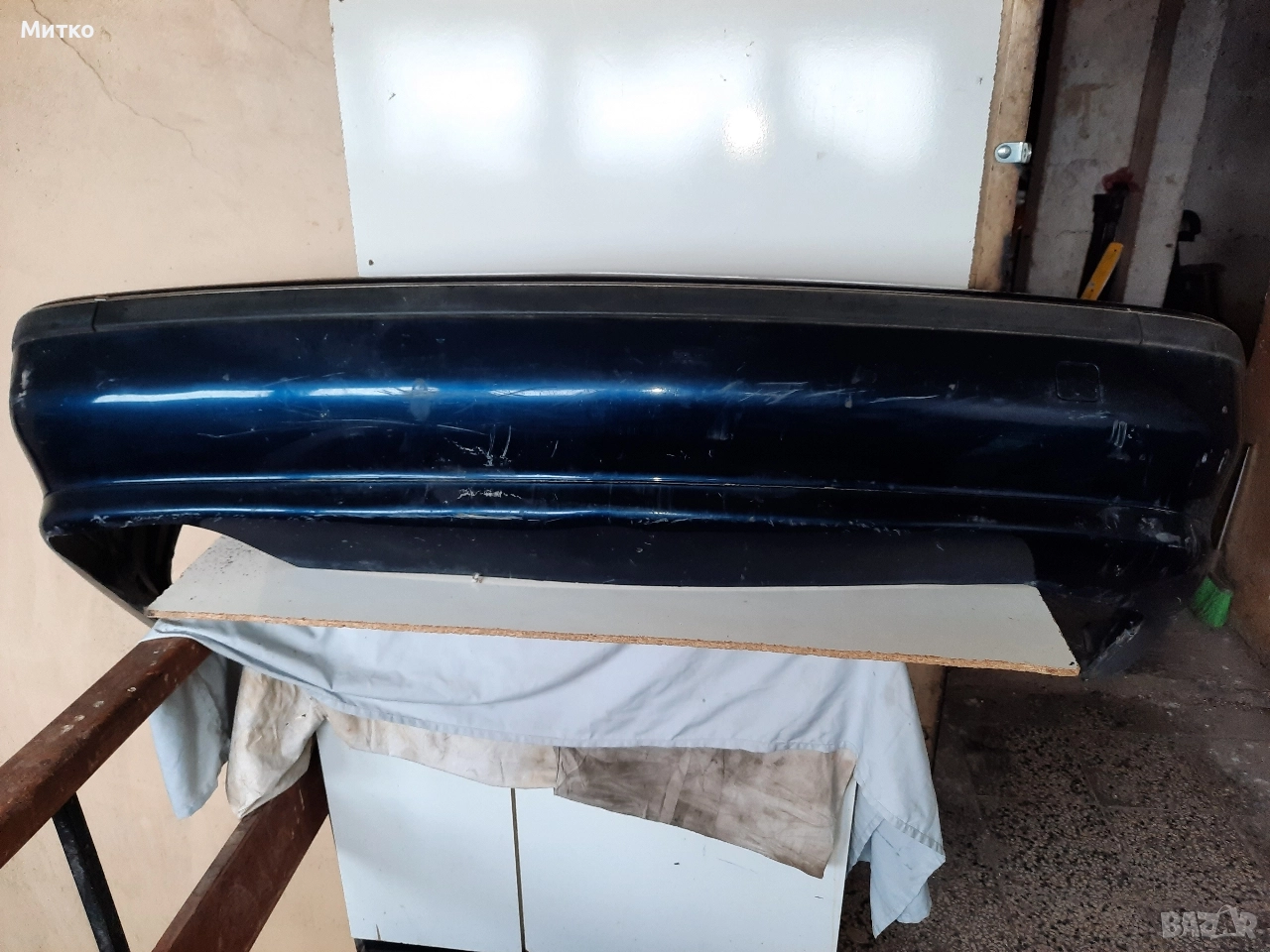 Здрава задна броня заедно с буферите и основата за БМВ Е39 BMW E39, снимка 1