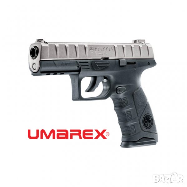 Въздушен Пистолет Umarex Beretta APX BLOWBACK (блоубак) 3J Метална Рама + ПОДАРЪК, снимка 1