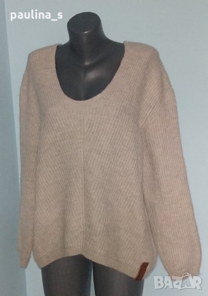 Мериносов брандов пуловер "MoskoW"® / голям размер , снимка 1