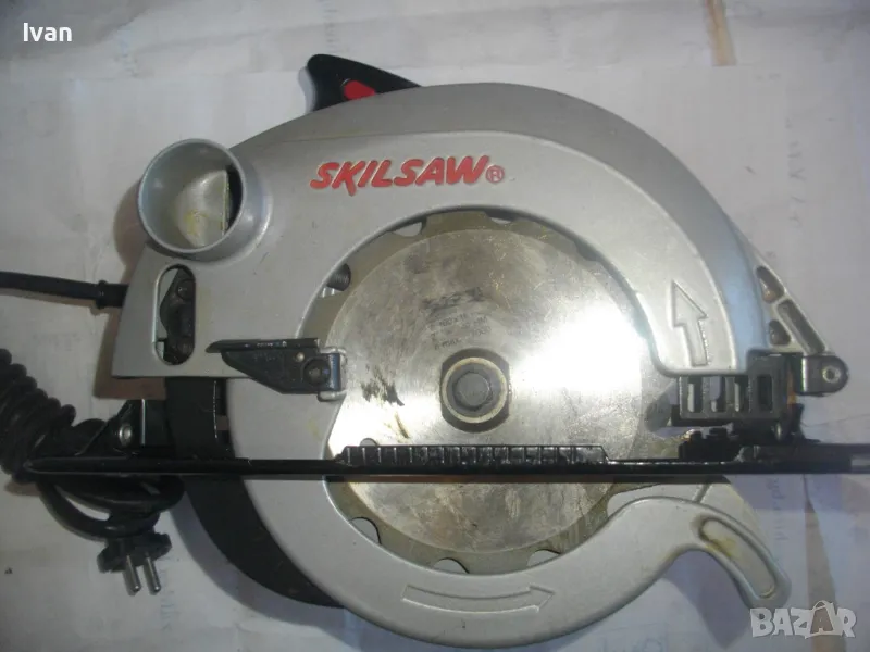 Made in USA 5,3A САЩ АМЕРИКАНСКИ ОРИГИНАЛЕН РЪЧЕН ЦИРКУЛЯР 1100 ВАТА ф165мм РЕЖЕ 60мм SKIL, снимка 1
