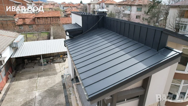 Покривна Ламарина - профил Клик Панел и Двоен фалц, снимка 10 - Строителни материали - 46289269