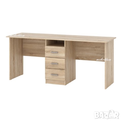 Бюро 175см. за двама с 3 чекмеджета(код-1140), снимка 2 - Бюра - 40713041