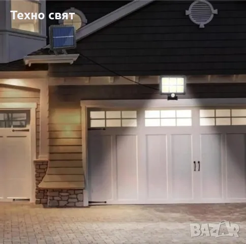 ТОП ЦЕНА 5БР=79.99лв Соларни лампи с панел ip67 1200 W сензор+дистан, снимка 4 - Соларни лампи - 48918523