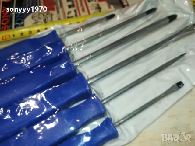 СИНИ-УДАРНИ ОТВЕРТКИ-ЯКИ СЪС ЗАГВАТ ЗА КЛЮЧ 3103251743, снимка 5 - Отвертки - 49713038