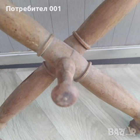 Стара дървена закачалка, снимка 5 - Закачалки - 52226041