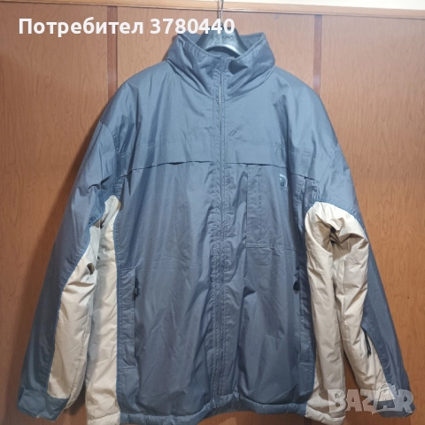 Сиво зимно яке "TIMES"с качулка и 2 лица