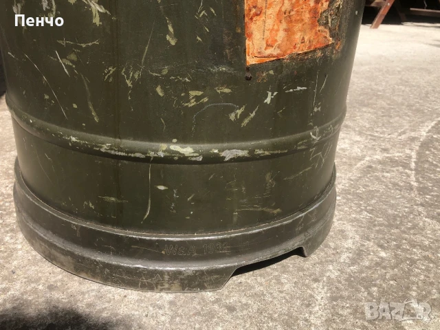 стар немски военен контейнер за барут - 1939г. - WEHRMACHT - WWII - ОРИГИНАЛ, снимка 13 - Антикварни и старинни предмети - 51363518