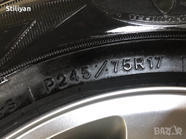 5 броя гуми от Jeep Wrangler 245/75 R17, снимка 2 - Гуми и джанти - 52459417