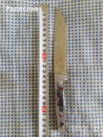 Български стар нож, снимка 8 - Ножове - 49942352