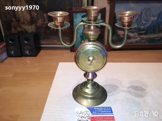 СВЕЩНИК ОТ ФРАНЦИЯ-МЕД МЕСИНГ 0701241940