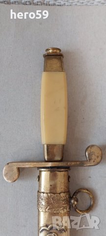  Рядък Румънски соц. морски кортик-щик,нож,сабя, снимка 6 - Антикварни и старинни предмети - 42958309