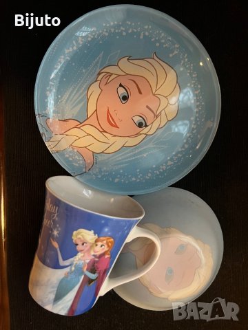 Комплект за хранене Елза и Ана , снимка 2 - Сервизи - 39425950