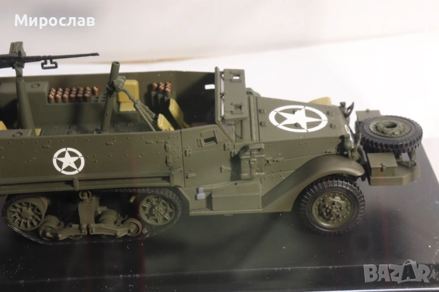 1:43 SCHUCO ТАНК КОЛИЧКА ВОЕНЕН МОДЕЛ ИГРАЧКА, снимка 6 - Колекции - 53522470