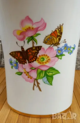 Ваза с цветя и пеперуди - Fyrklövern, Швеция, снимка 4 - Вази - 50338254
