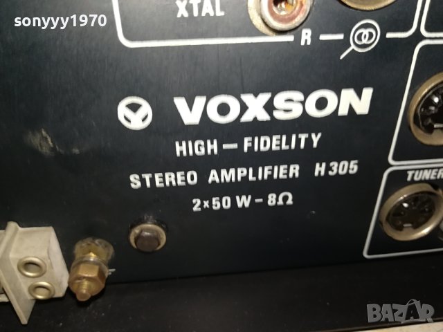 VOXSON-AMPLIFIER-MADE IN ITALY 3011231047, снимка 2 - Ресийвъри, усилватели, смесителни пултове - 43209554