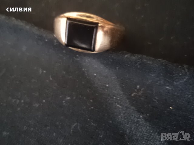мъжки златен пръстен, снимка 3 - Пръстени - 43866124