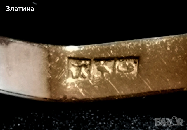  Египетски златен пръстен, снимка 7 - Пръстени - 53485444