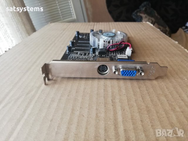  Видео карта NVidia GeForce 4 Manli MX-440SE 128MB DDR 128bit AGP, снимка 2 - Видеокарти - 38901538