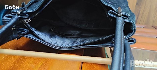Дамска чанта от естествена кожа , снимка 6 - Чанти - 38078443