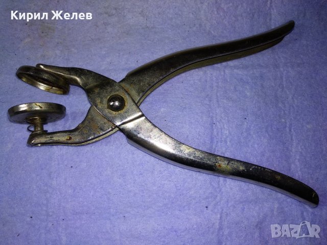 СТАРИ РЕДКИ МАРКОВИ КЛЕЩИ за ПЛОМБИРАНЕ или ДРУГО ВИНТИДЖ ИНСТРУМЕНТ 41294, снимка 5 - Антикварни и старинни предмети - 43803628