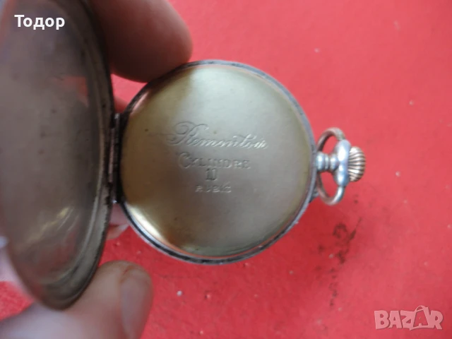 Сребърен джобен часовник 2, снимка 4 - Джобни - 50459604