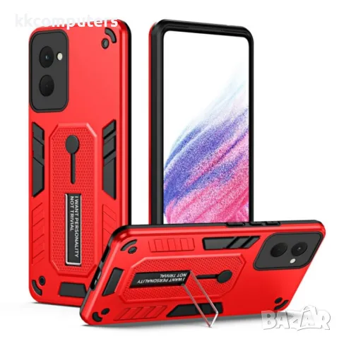Motorola Moto G Power (2024) Variety Brave Armor Finger Loop Holder Удароустойчив Калъф и Протектор, снимка 2 - Калъфи, кейсове - 49988976