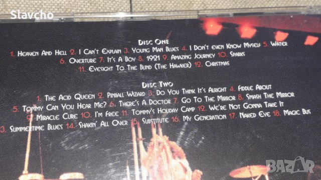 Компакт диск двоен на група - the WHO/Live From Isle Of Wight/ 1970, снимка 9 - CD дискове - 40369790