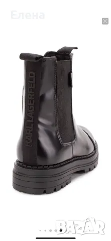 Чисто нови, в кутия детски боти Karl Lagerfeld, снимка 3 - Детски обувки - 50084215