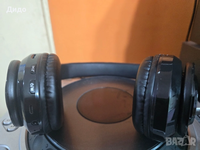 Блутут слушалки + AUX + jak 3,5 +слот за карта памет, снимка 3 - Bluetooth слушалки - 52034750