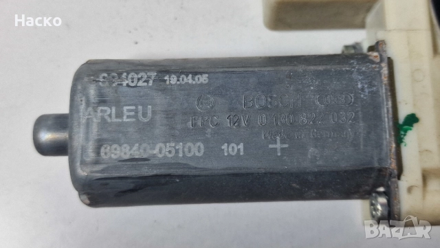 Заден Ляв Стъклоповдигач Стъклоподемник Toyota Avensis T25 Тойота Авенсис 69840-05100 999060-102, снимка 3 - Части - 52950774