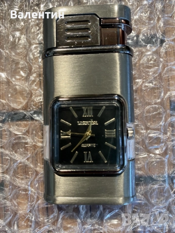Подарък. Сувенир. Газова ветроустойчива запалка с часовник, снимка 8 - Запалки - 51089144