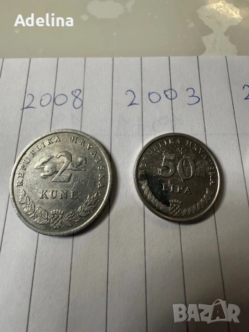 Хърватия 2003 - 2008 Монети